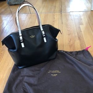 Kate Spade Black Leather Tote